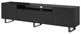 TV asztal RTV LOGAN 180 cm Fekete