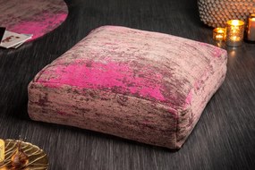 MODERN ART rózsaszín szövet ülőpárna