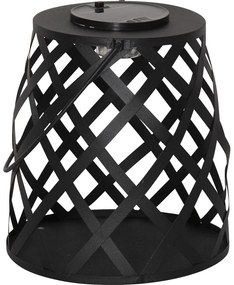 Calabria fekete LED lámpás, magasság 20 cm - Star Trading
