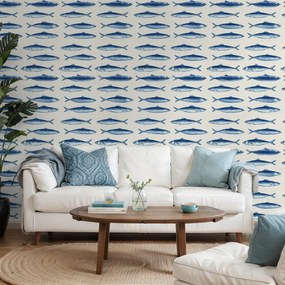 Fotótapéta - Kék halak (147x102 cm)