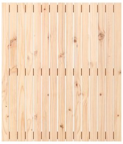 tömör fenyőfa fali fejtámla 95,5x3x110 cm