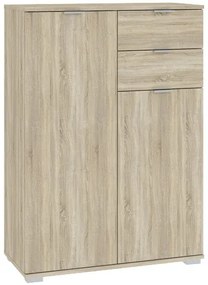 Komód fiókkal, tölgy színben EASY 71,5 cm
