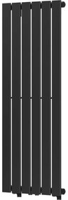Mexen Boston dísz radiátor 1200 x 452 mm, 611 W, Fekete - W213-1200-452-00-70