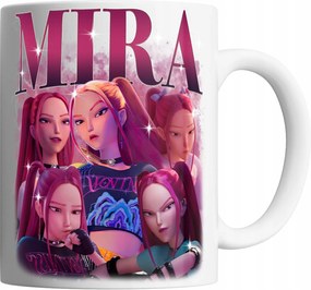 Bögre 330ml Mira Huntrix Kpop Demon Hunters Rumi Zoey Ajándék Név