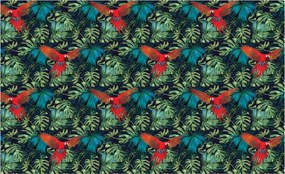 Flizelin fotótapéta Trópusi papagájok egzotikus boho 300x210 +ragasztó