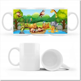 Dzsungel mintás fényképes bögre gyerekeknek