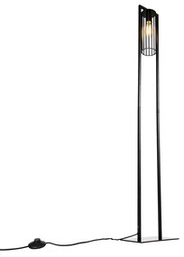Okos, modern állólámpa fekete színben, WiFi ST64-gyel - Balenco Wazo