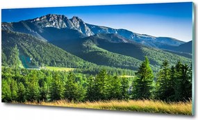 Fotó üvegkép Tengeri szem Tátra 125x50