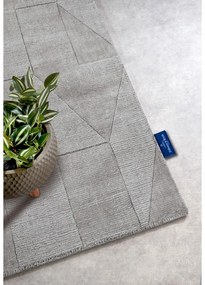 Szürke kézi szövésű gyapjú futószőnyeg 80x250 cm Ursule – Villeroy&amp;Boch