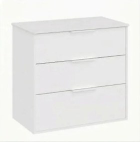 Roca Optica fürdőszobaszekrény mosdó nélkül 58,5x75,7x45,5 cm matt fehér OPTDESK603ZBM