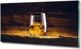 Bourbon akril üveg kép egy pohárban