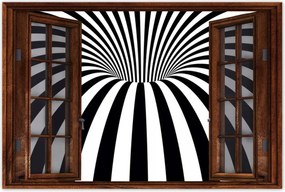 Poszterek 120x80 Absztrakt fekete-fehér