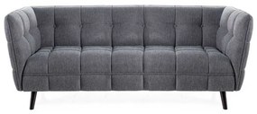 Castello kanapé, háromüléses, sötét szürke
