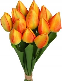 Tulipán Csokor Tulipán Művirág Gumi 35CM 12DB