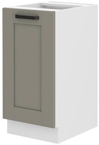Alsó konyhaszekrény Lucid 40 D 1F BB (claygrey + fehér). 1045442
