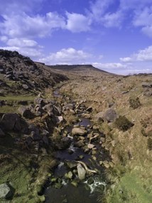 Poszter 30x40cm Burbage Brook, Assaf Frank