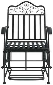 fekete acél hintapad 61 cm