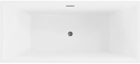 Mexen Vigo, szabadon álló kád 178,5 x 80 cm, fehér, grafit túlfolyó, 51251788000-66