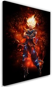Gario Vászonkép Dragon Ball Son Goku - SyanArt Méret: 40 x 60 cm