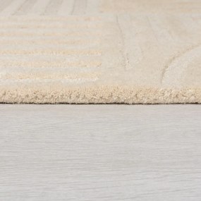 Bézs gyapjú szőnyeg 200x290 cm Zen Garden – Flair Rugs