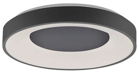 Modern mennyezeti lámpa sötétszürke, LED-del, 3 fokozatú fényerő-szabályozóval - Steffie