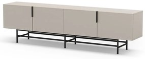 Krémszínű TV-állvány 200x54,5 cm Eldia – Marckeric