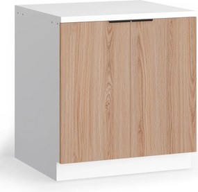 Blumfeldt WoodVista mosogató alatti szekrény, Robusztus, Soft-Close zsanérok, Alumínium fogantyúk