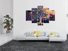 Kép – Lila fa tele energiával (150x105 cm)