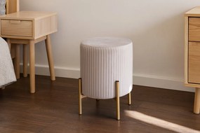 Kerek puff lábakon 28 x 42 cm