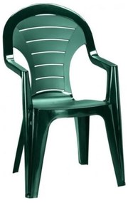 Curver Bonaire műanyag kerti szék, sötétzöld