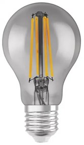 LED lámpa , égő , izzószálas hatás , filament , E27 , 6W , meleg fehér , dimmelhető , szürke , LEDVANCE Smart+ WIFI