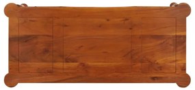 tömör akácfa íróasztal fiókokkal 110 x 50 x 76 cm