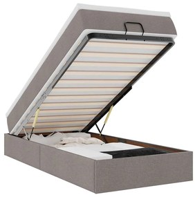 oszmán ágykeret matraccal tópszín 90x200cm szövet