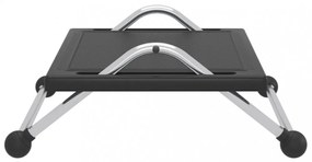 fekete lábtámasz 45 x 40 x 13,5 cm