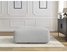 Világosszürke kordbársony lábtartó Lucien – Bobochic Paris