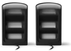 Philips - 2x Hue PLAY Wall Washer RGBW dimmelhető LED világítótest LED/20W/230V 2000–6500K fekete