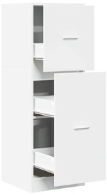 fehér szerelt fa patikaszekrény 40 x 41 x 118 cm