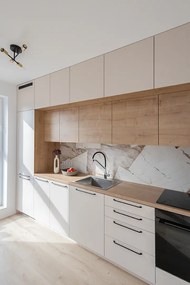 Laveo Colina, magas mosogatócsaptelep U-alakú kifolyóval, matt fekete, LAV-BCO_B78D