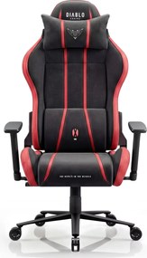 Szövet gamer szék fekete-piros Diablo X-One 2.0 Bloody Mary King