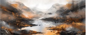 Kép - Hegyi tájak festése (120x50 cm)