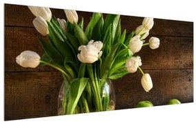 Tulipáok a vázában (120x50 cm)
