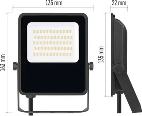 LED Reflektor VISIO LED/30W/230V 4000K IP65