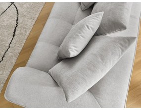 Világosszürke zsenília kanapé 237 cm Whesley – Bobochic Paris