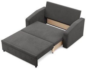 Zeus kanapé, szövet anyag, hab töltet, döntött kartámasz, szürke