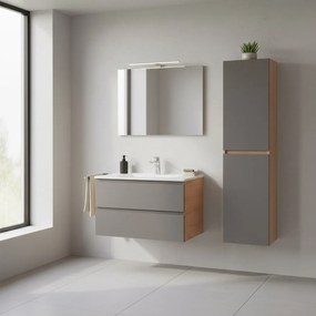 Vario Forte 35 függesztett oldal szekrény tölgy-antracit