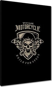 Vászonkép 70x100 Motorkerékpáros hangulat