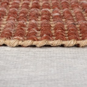 Piros kétoldalas kézi szövésű jutakeverék szőnyeg 160x230 cm Jute Ombre Red – Flair Rugs