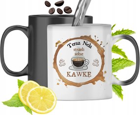 Mágikus Bögre Nela Fekete Színváltós, fényképes nyomattal