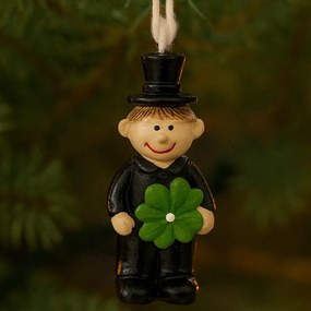 Kéményseprő figurák akasztóval 5 cm 4 db