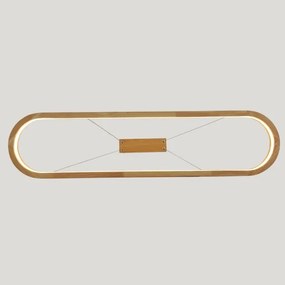 Brilagi - LED csillár kábelen UMEA WOOD LED/40W/230V 90x22 cm fa